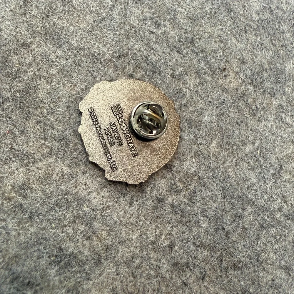 LootCrate Lootpin Loot May 2016 Power Loose Lapel Hat‎ Vest Pin enamel